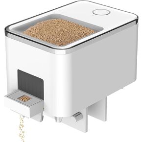 جهاز تغذية اسماك اوتوماتيكي يعمل بالواي فاي لحوض السمك من كيفنيهي، موزع طعام تلقائي لحوض السمك مع مؤقت للتحكم في التطبيق، توصيل درج يعمل بمنفذ USB، لا يفسد طعام السمك، مقاوم للرطوبة، لن يسد، 430 مل in Kuwait