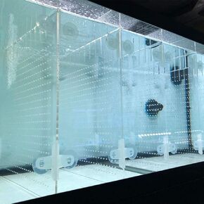 Acrylic Aquarium Divider Kit 5.5/10 / 20L / 20H / 29 / 40B / 55/75 / 125gal Fish Tank with Suction Cups (20gal Long Aqueon) in Saudi Arabia
