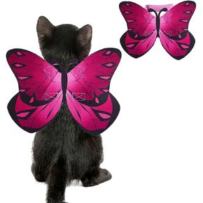 Pet Cat Bat Wings for Halloween Party Decoration, Puppy Collar Leads Cosplay Bat Costume,Cute Puppy Cat Dress Up Accessories in Saudi Arabia