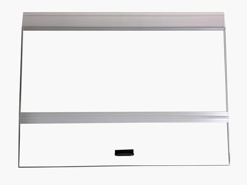 اتش 2 برو مجموعة مظلة زجاجية من قطعتين لحوض السمك مارين لاند بيرفيكتو 70/75/90/110 جالون 48 × 18 (قياس القطعة الواحدة 22.7 × 16.93 × 0.15 انش) in Kuwait