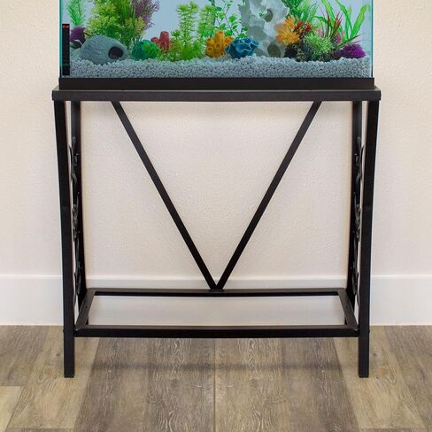 29 Gallon Metal Aquarium Stand, 30.3" L x 12.5" W, Black in Kuwait