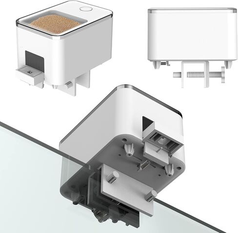جهاز تغذية اسماك اوتوماتيكي يعمل بالواي فاي لحوض السمك من كيفنيهي، موزع طعام تلقائي لحوض السمك مع مؤقت للتحكم في التطبيق، توصيل درج يعمل بمنفذ USB، لا يفسد طعام السمك، مقاوم للرطوبة، لن يسد، 430 مل in Kuwait