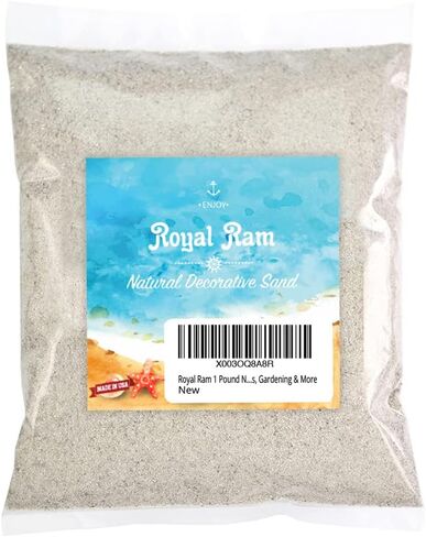 Royal Ram 1 Pound Natural Decorative Real Sand - for Interior Decor, Vase Filler, Sand Crafts, Aquariums, Terrariums, Gardening & More in Kuwait