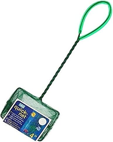 PENN-PLAX Quick-Net Aquarium Fish Nets – Durable, Strong, and Safe – Color May Vary (Blue or Green) in Saudi Arabia