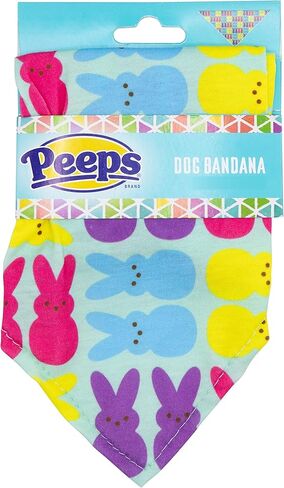 Chick Rainbow Print Dog Bandana, X-Small/Small | Small Dog Bandana Officially Licensed Peeps Pet Product | Cute, Soft, Machine Washable Dog Apparel & Accessories for All Dogs (FF10308) in Saudi Arabia