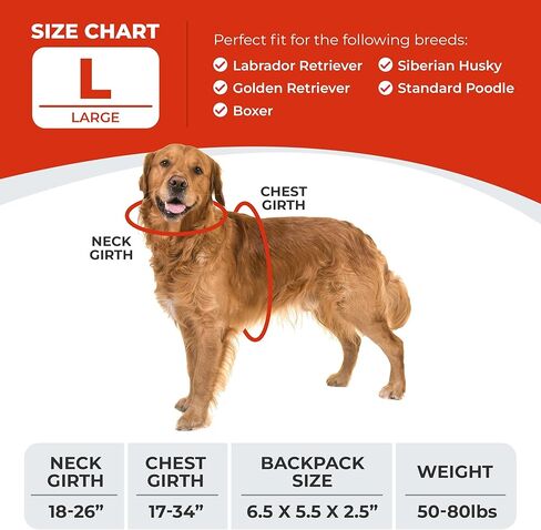 Balbari Dog Backpack Harness (Sky Blue, Large) (Sky Blue, Large) in Kuwait