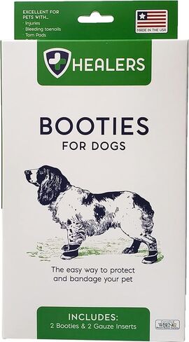 حذاء طبي للكلاب من Healers Petcare، وحدة واحدة - أزرق، مقاس XL in Kuwait