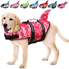 EMUST Large Dog Life Jacket, Pet Life Vests for Swimming, Small/Medium/Large Dog Flotation Vest with Rescue Handle for Water at Pool, Beach, Boating (XL,Pool Blue) in Saudi Arabia