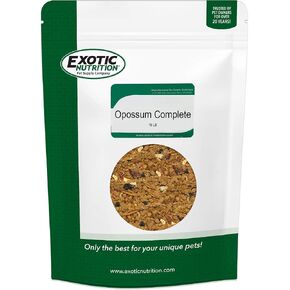 Exotic Nutrition Opossum Complete - Nutritionally Complete Healthy Pellet Diet - Food for Short-Tailed & Virginia Opossums (1 lb.) in Saudi Arabia