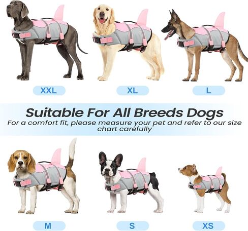 Bess Bridal Dog Life Jacket - Shark Safety Vest for Swimming & Boating in Kuwait