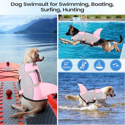 Bess Bridal Dog Life Jacket - Shark Safety Vest for Swimming & Boating in Kuwait