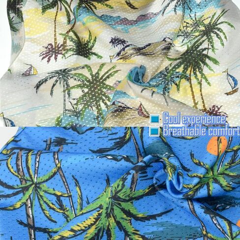 Dog Hawaiian Shirts,Wettable Water, Instant Cooling, Air-mesh Fabric Dog UV Shirt,Dog Cooling Shirts,Quick Dry Sun T-Shirt for Small Medium Large Dog Breed,Girl Boy Dogs Outfit,2Pack. in Kuwait
