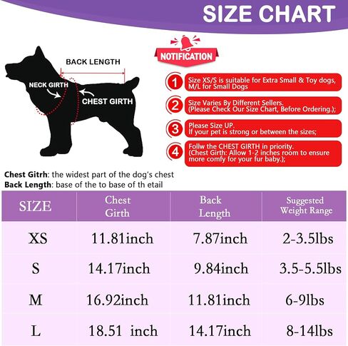 Dog Sweater Sweaters for Small Dogs Girl Purple Fleece Clothes Winter Soft Thickening Warm Puppy Boy Teacup Yorkie Chihuahua (XXS,Pink) in Kuwait
