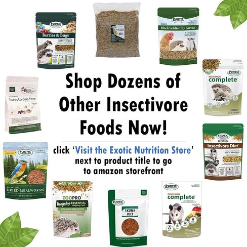 Exotic Nutrition Opossum Complete - Nutritionally Complete Healthy Pellet Diet - Food for Short-Tailed & Virginia Opossums (1 lb.) in Kuwait