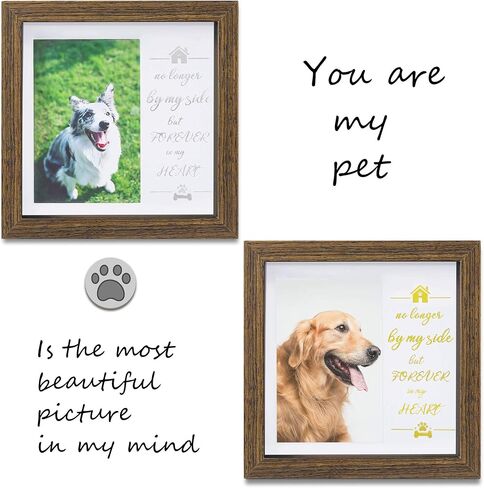 KCRasan Pet Picture Frame Memorial - Dog Memorial Sentiment Frame, Black in Kuwait