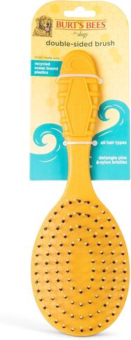 Burt’s Bees for Pets Detangling Pin Brush for Dogs with Medium to Long Hair with Handle Made from Recycled Plastics Collected from Coastal Communities | Dog Brush Removes Tangles and Loosens Matting in Saudi Arabia