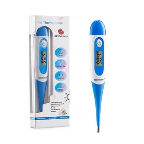 Digital Pet Thermometer for Accurate Fever Detection, Suitable for Cats/Dogs/Horse/Veterinarian, Waterproof Pet Thermometer, Fast and Accurate Measurements in 20 Seconds (Orange) in Saudi Arabia