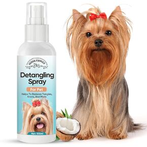 Dog Detangler Spray, Dematting Spray for Dogs & Cats, Leave-in Conditioner for Dogs - Remove Tangles & Matted Fur in Kuwait