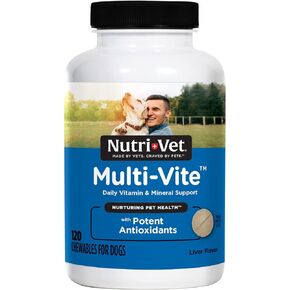 Nutri-Vet Dog Multivitamin, Daily Multivitamin for Dogs, 180 Count in Saudi Arabia