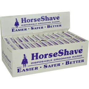 Horse Shave - Disposable Grooming Razor. Easier, Safer, Better (2-Pack)