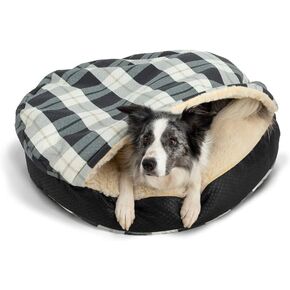 Snoozer? Luxury Microsuede Cozy Cave Pet Bed, Small, Anthracite in Saudi Arabia