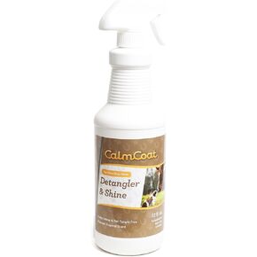 Detangler & Shine for Horses Cats & Dogs - Eliminates Tangles & Knots - Keeps Your Pet Cleaner for Longer - Works with Shampoo & Conditioner - Tropical Scent 32 oz
