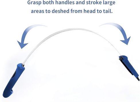 BOTH WINNERS 2 Pack Dual-Sided Shedding Blade with Stainless Steel Blade, De-Shedding Tool for All Dog Coat Types- Soft Touch Grip in Kuwait