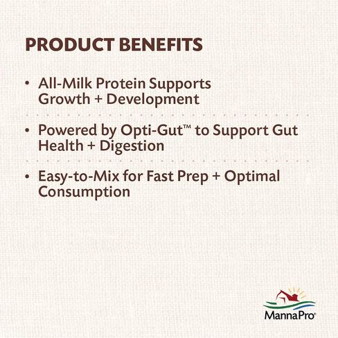 Manna Pro Milk Replacer with Probiotics for Goat Kids | Supports Gut Health and Digestion | 4lbs in Kuwait