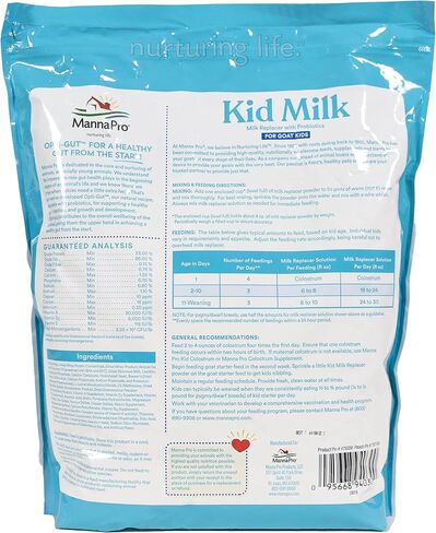 Manna Pro Milk Replacer with Probiotics for Goat Kids | Supports Gut Health and Digestion | 4lbs in Kuwait