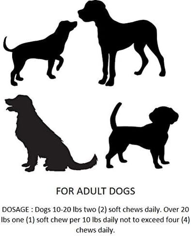 مضغ ناعم لدعم الحيوانات الأليفة من إيزي بت إيزي للكلاب، لون بني، مقاس واحد in Kuwait
