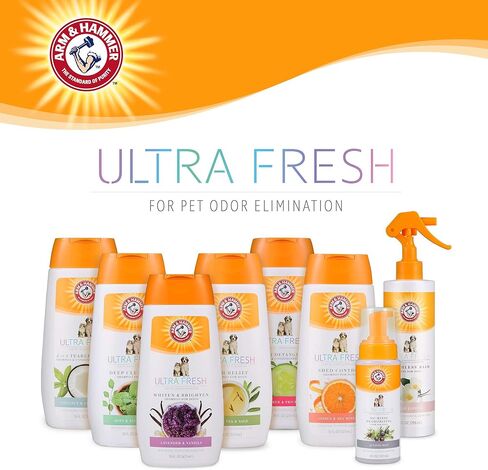 Arm & Hammer for Pets Ultra Fresh Waterless Bath Spray for Dogs in White Jasmine Scent | Dry Dog Shampoo, Dog Spray | Waterless Dog Shampoo and Dog Deodorizing Spray, Dog Spray Deodorizer Perfume in Kuwait