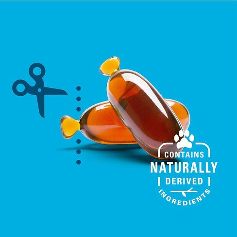 Free Form Snip Tips Omega-3 Fish Oil Liquid Supplement for Medium & Large Dogs, 60 Count in Kuwait