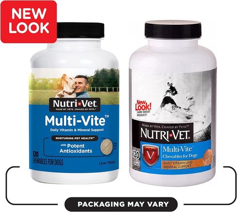 Nutri-Vet Dog Multivitamin, Daily Multivitamin for Dogs, 180 Count in Kuwait