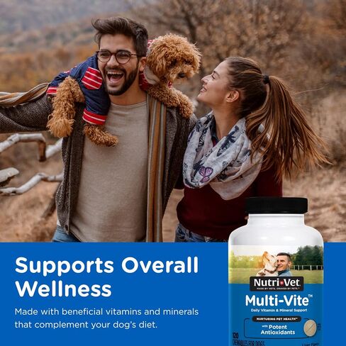 Nutri-Vet Dog Multivitamin, Daily Multivitamin for Dogs, 180 Count in Kuwait