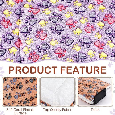 Haull 4 Pcs Waterproof Guinea Pig Bedding Mat, Tie Dyed, 13 x 10 in Kuwait