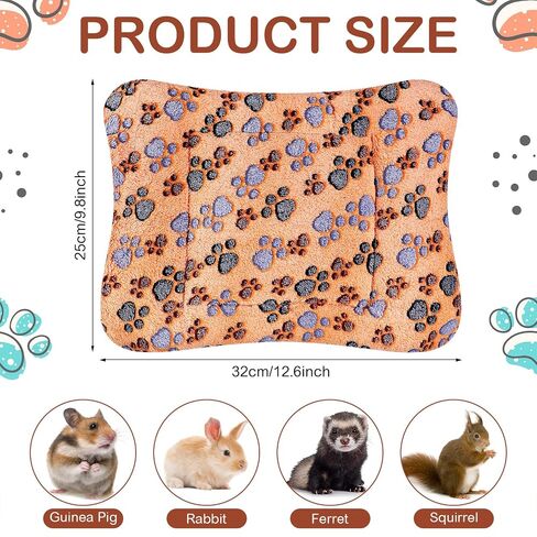 Haull 4 Pcs Waterproof Guinea Pig Bedding Mat, Tie Dyed, 13 x 10 in Kuwait
