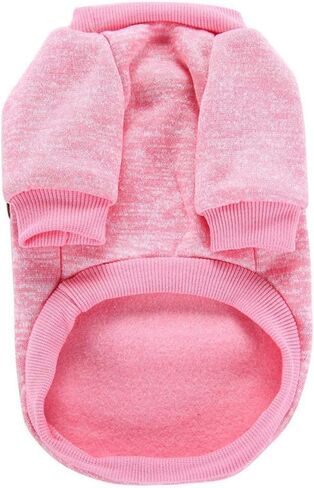 Dog Clothes Soft Pet Apparel Thickening Fleece Shirt Warm Winter Knitwear Sweater for Small and Medium Pet (S, Dark Blue) in Saudi Arabia