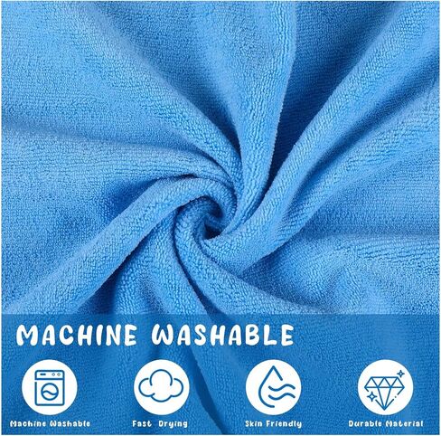 12 Packs Dog Drying Towels Dog Grooming Microfiber Towel Absorbent Soft Pet Towels with Embroidered Claw Towels Accessories Quick Drying of Dogs, Cats Pet 20 x 35 Inches in Kuwait