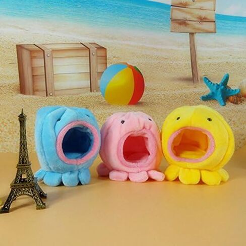 Pet Hamster Warm Bed House Cusion Fleece Hut Hanging Cage Cute Toy Nest for Mini Small Animal Mice,Rat,Sugar Glider,Chinchilla,Dwraf Hamster,Gerbil in Saudi Arabia