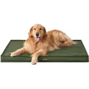 Lesure Waterproof Dog Bed for Medium Dogs - Outdoor Dog Bed with Oxford Fabric Surface, Medium Egg Orthopedic Foam Pet Bed with Removable and Durable Cover, Machine Washable in Saudi Arabia
