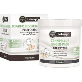 Eye Care 100 Pads for Cats - Against Dirt and Tear Stone - Pads for Cleaning and Care of The Eye Area - with Aloe Vera Extract