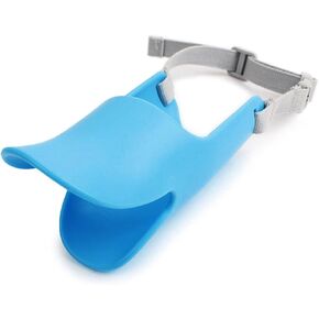 NACOCO Anti Bite Duck Mouth Shape Dog Mouth Covers Anti-Called Muzzle Masks Pet Mouth Set Bite-Proof Silicone Material (Yellow, S) in Saudi Arabia