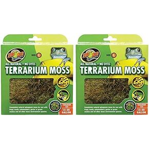 Zoo Med 2 Pack of Terrarium Moss, Large, 15 - 20 Gallon Per Pack in Saudi Arabia