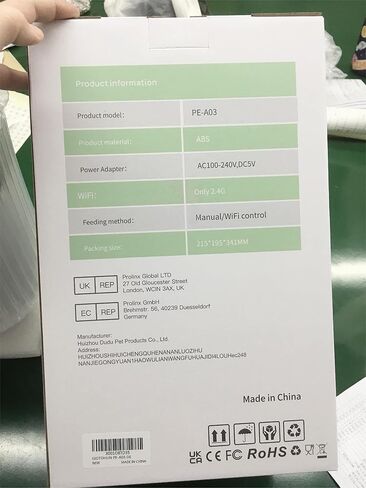 GIOTOHUN واي فاي مغذيات القطط التلقائية، وحدة تغذية القطط في توقيت قابل للبرمجة، موزع طعام جاف للقطط، وحدة تغذية الحيوانات الأليفة سعة 4 لتر مع 1-10 وجبات، وحدة تغذية أوتوماتيكية للكلاب، مصدر طاقة مزدوج، التحكم في التطبيق، مسجل صوت 10 ثوانٍ in Kuwait