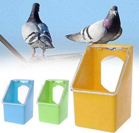 موزع مياه لتغذية الطيور والسمان والدجاج من بيجون، عبوة من قطعتين مع اوعية طعام للحيوانات الاليفة بفتحتين لتناول الطعام in Kuwait
