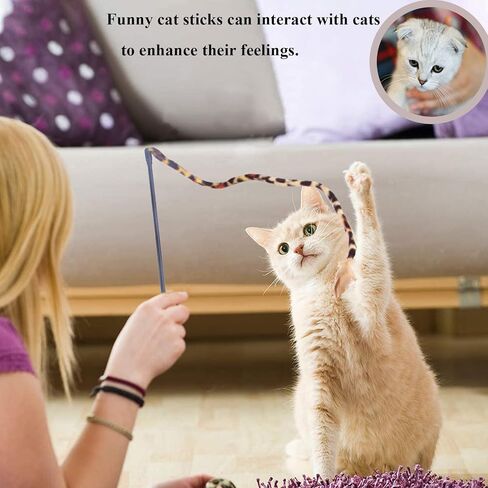 RUNANIA Cat Tunnel for Indoor, 22 Pcs Cat Toys Set Collapsible Kitty Tunnel Tube Interactive Toys for Cat Puppy Kitten in Kuwait