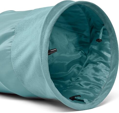 Best Friends by Sheri Ilan Oxford Cat Tunnel for Indoor Cats in Rose with Ball Toy, 36" x 10" in Saudi Arabia