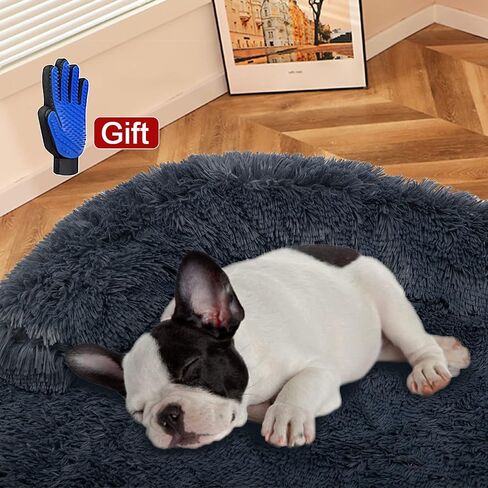 Dogs/Cats Curved Sofa Bed, Orthopedic Memory Foam Dog Bed, Removable Easy-Clean Cover Pet Bed, Couch Dog Beds for Small, Medium, Large Pets.L, Noble Grey. in Saudi Arabia