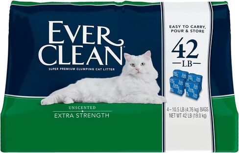 Ever Clean Extra Strength Clumping Unscented Cat Litter, 42 lbs. in Saudi Arabia
