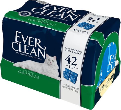 Ever Clean Extra Strength Clumping Unscented Cat Litter, 42 lbs. in Saudi Arabia
